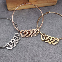 Charger l&#39;image dans la galerie, Custom Hearts Bangle (H9)
