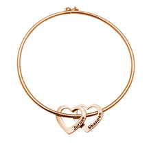 Charger l&#39;image dans la galerie, Custom Hearts Bangle (H9)
