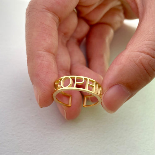 Custom Name Ring (H-11)